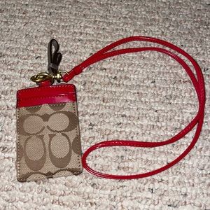Coach Wallet + Lanyard